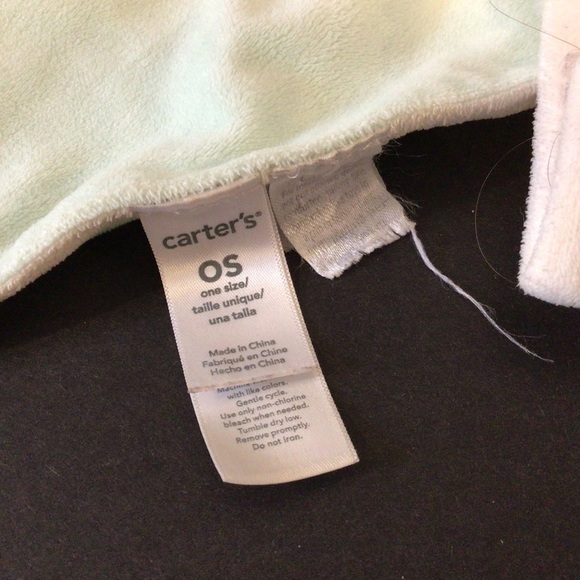 Carters lamb green security blanket lovey - Picture 7 of 7
